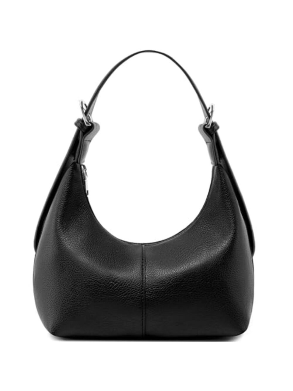Soft PU Leather Hobo Shoulder Bag Slouchy Crescent Crossbody Purse